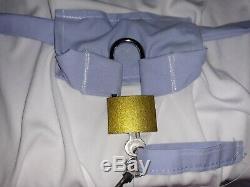 #124 ADULT Costume BABY SISSY Snap Crotch JUMPER withLock ABDL