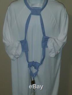 #124 ADULT Costume BABY SISSY Snap Crotch JUMPER withLock ABDL