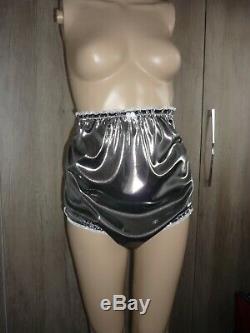 3 Pack Shimmering Silky Mixed Panties Sissy Maid Adult Baby Cdtv Cosplay 28-42