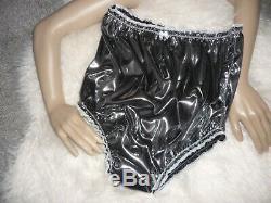 3 Pack Shimmering Silky Mixed Panties Sissy Maid Adult Baby Cdtv Cosplay 28-42