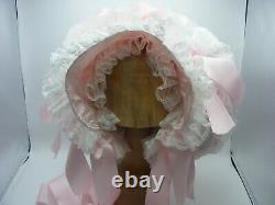 ADULT BABY SISSY BONNET Over the top mega frilly ultimate premium sissy lingerie