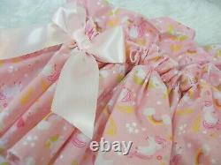 ADULT BABY SISSY pink unicorn DIAPER COVER PANTIES fancy dress OPT LININGS