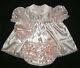Adult Sissy Baby Shimmering Satin Dress Pearl Beach