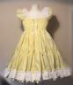 All Sizes £45 Adult Baby Sissy Frilly Dress Cross Cosplay Abdl Yellow Bonnet