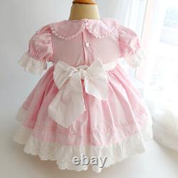 Adult Baby Girl maid Sissy Pink Mini Dress Cosplay Costumes Tailor-made