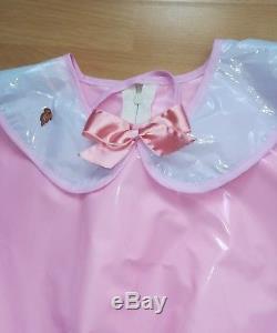 Adult Baby Kleid Integrierte Windelhose Sissy PVC LACK Diaper Plastik Spreizhose