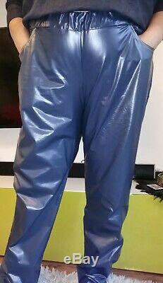 Adult Baby SISSY GUMMIHOSE PVC Hose LACK Jeans Gummi PLASTIK TRAVESTIE XL XXL