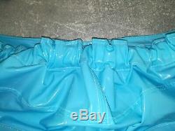 Adult Baby SISSY GUMMIHOSE PVC Hose LACK Jeans Gummi Unisex PLASTIK TRAVESTIE XL