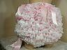 Adult Baby Sissy All Round Frilly Satin Diaper Cover Panties Fancydress Cosplay