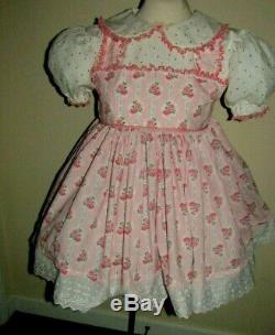 Adult Baby Sissy Ballet Rose Bouquet Dress Besses