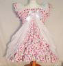 Adult Baby Sissy Frilly Cotton Full Dress Fitted Petticoat Lace Fancy Cosplay