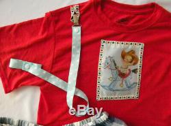 Adult Baby Sissy Littles Dress Up BABY BUCKAROO 3 PC SET Diaper Cover Shirt