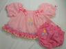 Adult Baby Sissy Littles Mlp Pinkie Pie Crop Top Diaper Cover Dress Up 2 Pc Set