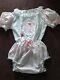 Adult Baby Sissy Lockable Romper Pink & White / Playsuit Up To 46 Chest