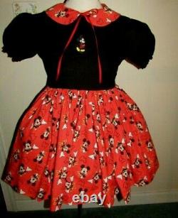 Adult Baby Sissy Minnie Mouse Dress By Besses