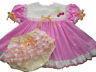 Adult Baby Sissy Pink Cherry Pie Dress Set Binkies N Bows
