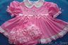 Adult Baby Sissy Pink Pull Toy Ducky Dress Set Binkies N Bows