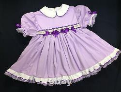 Adult Baby Sissy Purple Pearl Berry Dress Set My Binkies and Bows
