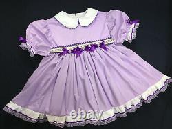 Adult Baby Sissy Purple Pearl Berry Dress Set My Binkies and Bows