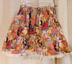 Adult Baby Sissy Three piece Bear Dress/bloomer/skirt