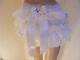 Adult Baby Sissy White Satin Frilly Bum Diaper Cover Panties Fancydress Cosplay