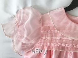 Adult Baby SissyROSES & PEARLS PINK PAGEANT Dress With TIARA OOAK Lovie n Me