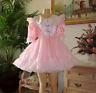 Adult Sissy Baby Dress Fancy Bows Pink Satin Empire Waist