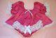 Adult Sissy Baby 2pc Cherry Pink Satin Shorty Dress Top And Lacey Rhumba Panties