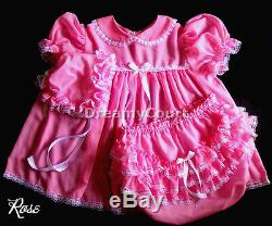 Adult Sissy Baby Chiffon Dress Baby Plastic Lining