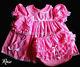 Adult Sissy Baby Chiffon Dress Baby Plastic Lining