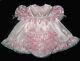 Adult Sissy Baby Satin Baby Dress Pink