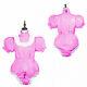 Adult Baby Romper Girl Maid Sissy Pink Pvc Jumpsuit Cosplay Costumes Tailor-made