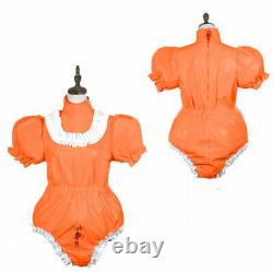 Adult baby Romper Maid Sissy Lockable Pvc Jumpsuit Cosplay Costumes Tailor-made