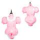 Adult Baby Romper Vinyl Maid Sissy Pvc Lockable Cosplay Costumes Tailor-made Set