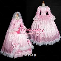 Adult cross dressing sissy maid Versailles rose Victorian ROCOCO Gown Ball baby