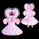 Adult Cross Dressing Sissy Maid Baby Pink Thin Pvc Dress Vinyl Lockable