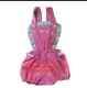 Adult Sexy Cross Dressing Sissy Maid Short Baby Pvc Jumpsuits Rompers /