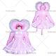 Adult Sissy Maid Baby Pink Pvc Dress Vinyl Lockable Tv Unisex Tailor-madeg3900