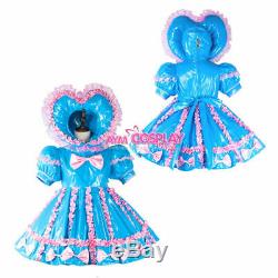 Adult sissy baby Maid PVC Dress Vinyl lockable CD/TV Tailor-made