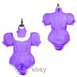 Adult sissy baby PVC Romper vinyl Unisex Cosplay Costume Tailor-made