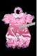 Adult Sissy Baby Maid Satin Romper Lockable Suit Tailor-made Free Shipping