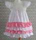 All Sizes Adult Baby Dress Broderie Pink Sissy Unisex Cd Tv Ab Underwear Xl Xxl