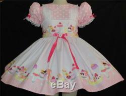 Annemarie-Adult Sissy Baby Girl Dress Ice Cream Anyone Your Measurements