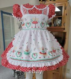 Annemarie-Adult Sissy Baby Girl Dress Lolita HoHoHo! Ready to Ship
