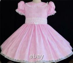 Annemarie-Adult Sissy Baby Girl Pretty in Pink Ready to Ship