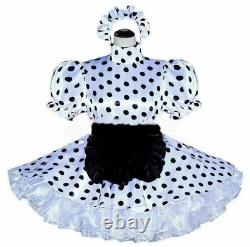 Baby maid satin closed dress adult corner costume Halloween customization