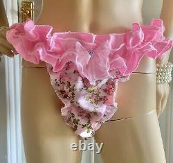 Beautiful Satin 2piece Dress & Panties Sissy Set Sissy CD Adult Baby