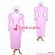 Cross Dressing Sissy Maid Lockable Baby Pink Thin Pvc Dress Uniform Cd/tv G3980