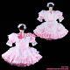 Cross Dressing Sissy Maid Baby Pink Satin Dress Lockable Uniform Cd/tvg2314