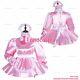Cross Dressing Sissy Maid Baby Pink Satin Dress Lockable Uniform Cd/tvg3762